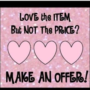 I’m open to all offers!